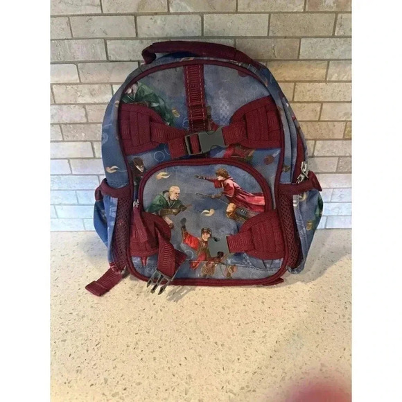 POTTERY BARN KIDS HARRY POTTER BACKPACK QUIDDITCH BLUE RED PRE-K SMALL BAG b39 - Picture 1 of 2